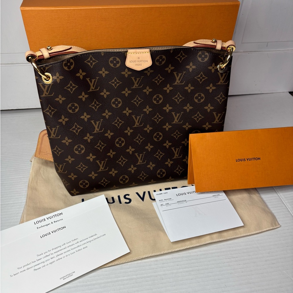 ⛔️SOLD⛔️LOUIS VUITTON Monogram Graceful PM Shoulder Bag - Picture 8 of 10